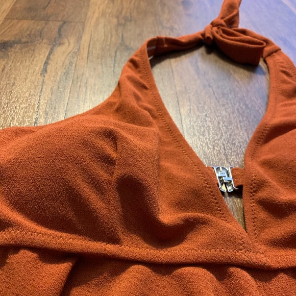 Orange Ruffle Bikini - Picture 3 of 6